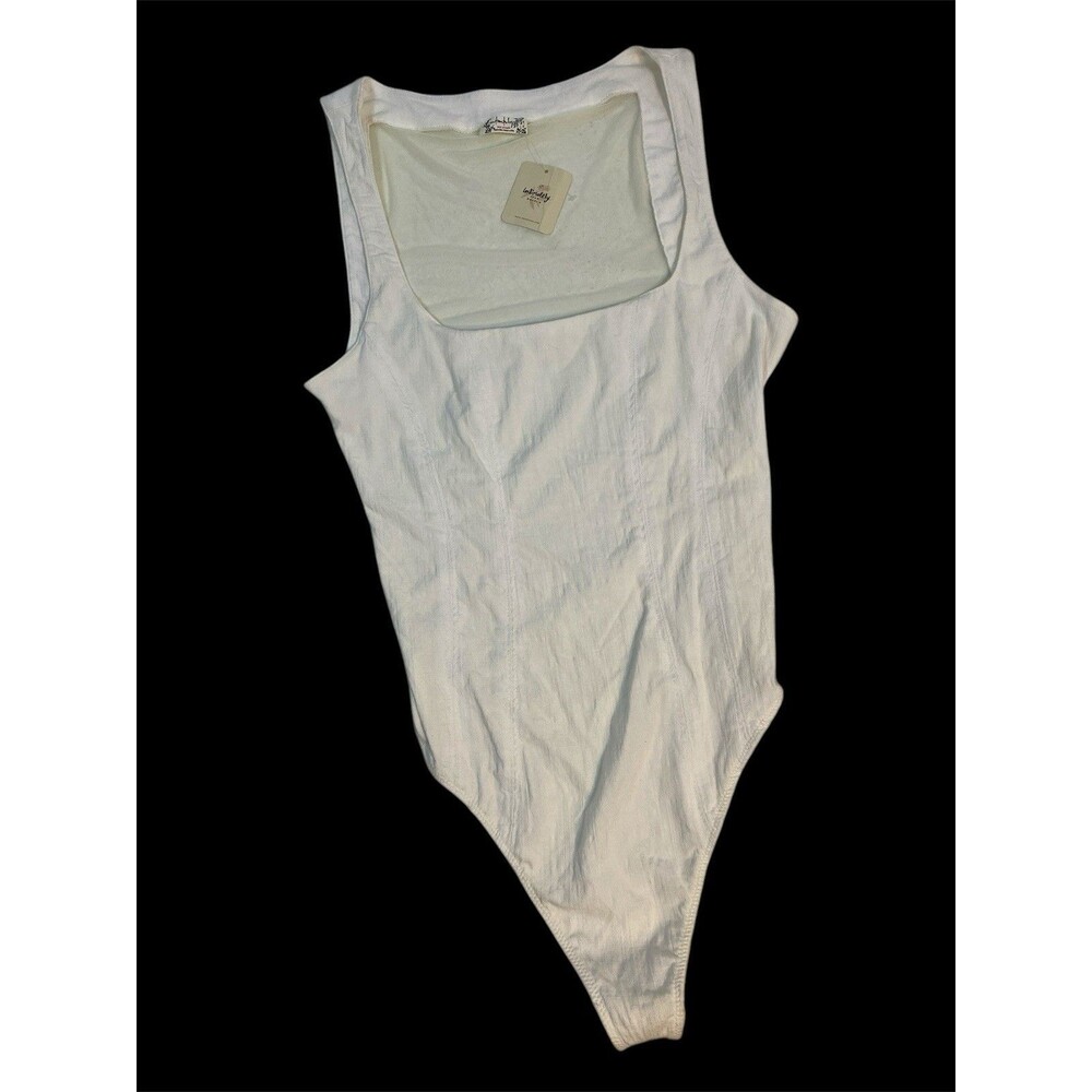 Intimately Free People sz M White Bodysuit